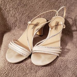 Nina Gerri Low Crystal Heels